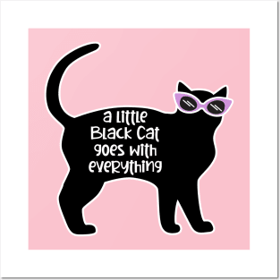 Little Black Cat Posters and Art